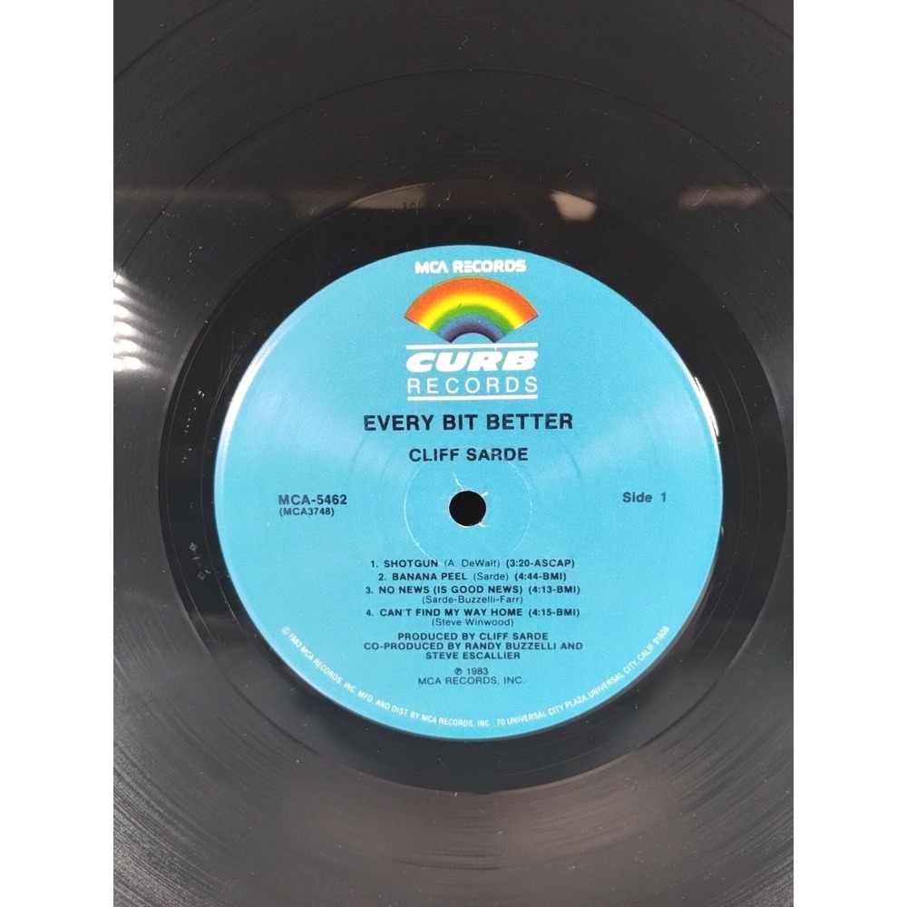 Cliff Sarde Every Bit Better Record Album Vinyl LP UNTESTED -READ - Picture 4 of 6